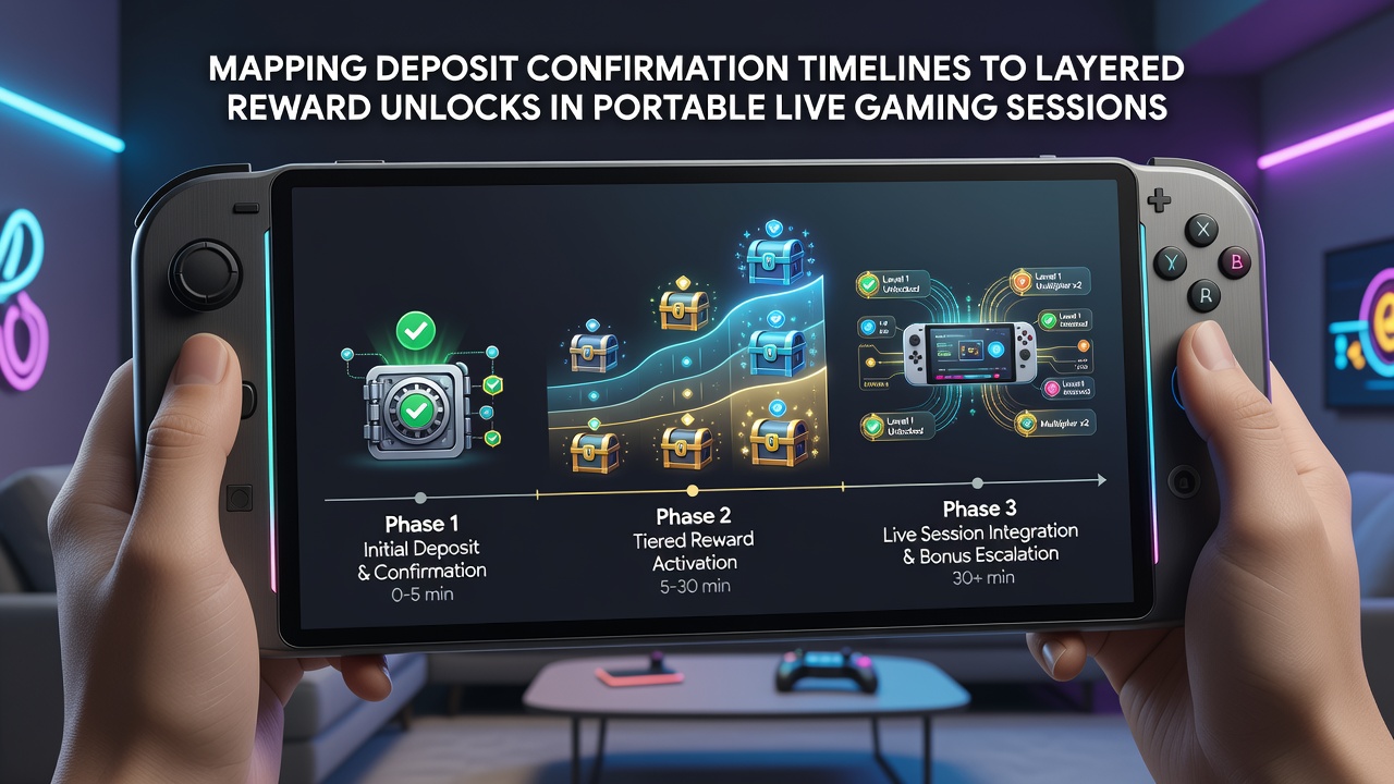 Darstellung von Zeitachsen und Belohnungsstufen in Live-Gaming-Umgebungen auf mobilen Geräten
