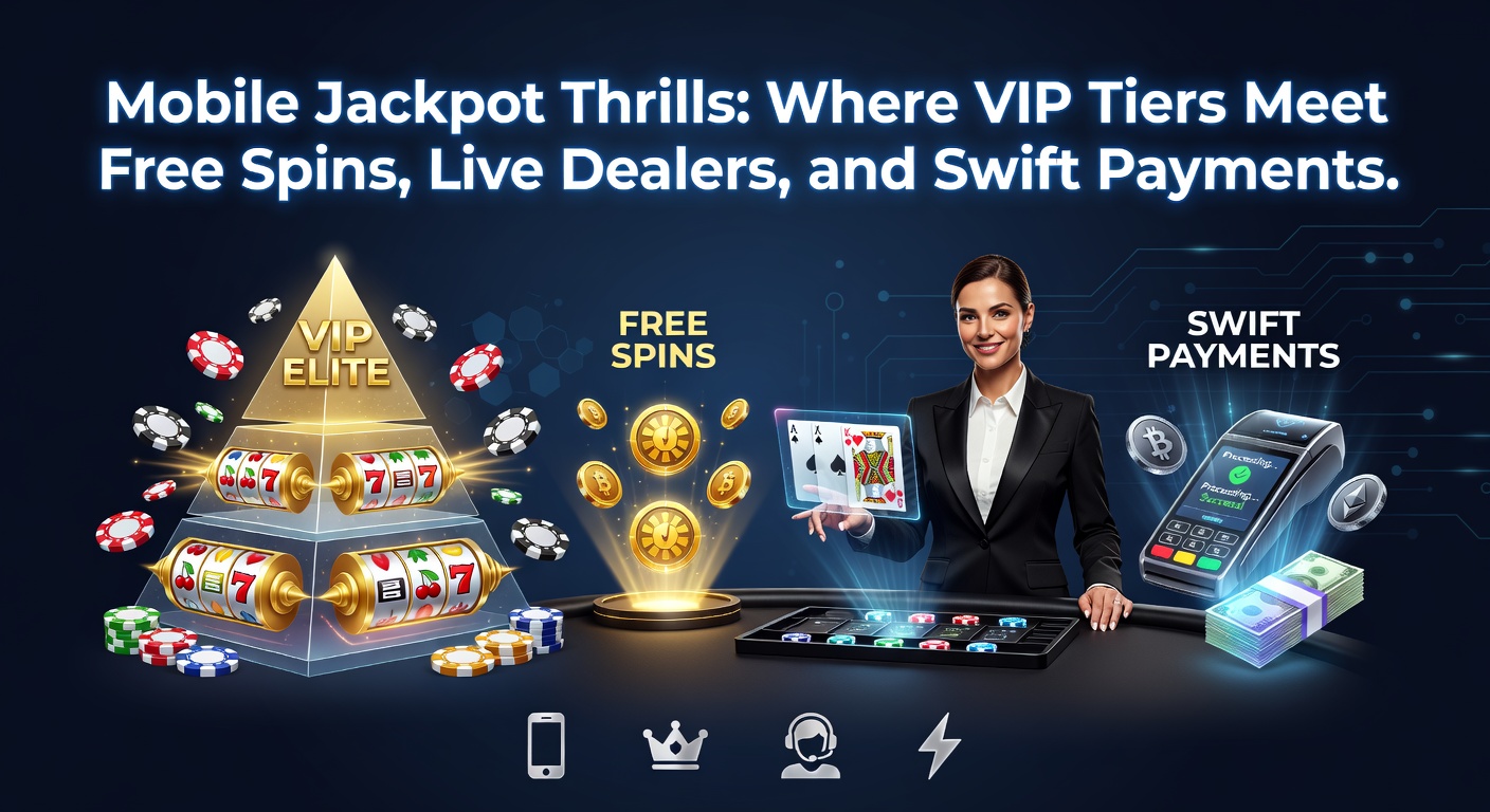 Smartphone-Display zeigt einen progressiven Jackpot-Slot mit rotierenden Früchten, VIP-Sterne-Symbolen und einem pulsierenden Multiplikator, während im Hintergrund ein Live-Dealer-Tisch sichtbar wird
